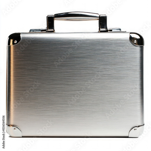 Metal Briefcase Isolated