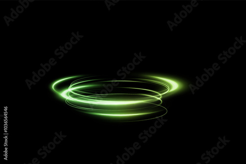 Festive green stripe on white background. green curl twirl for the holidays. green colored curve rope. Vector png twirl, line, curve, rope, stripe design element.	
