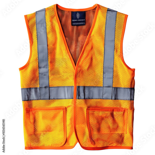 Orange Vest Isolated