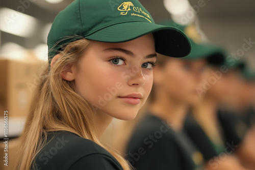 Teens Sorting Donations At ...