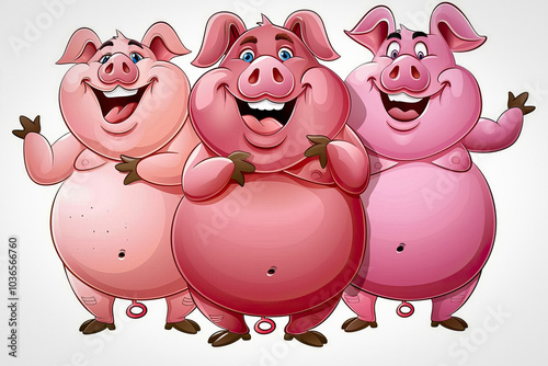 ugly pigs cartoon