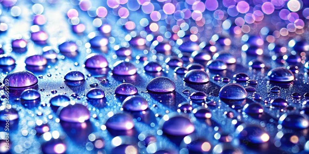 A close-up of shimmering water droplets on a reflective surface, illuminated by a dazzling array of soft, out-of-focus lights, creating a mesmerizing interplay of light and water. A close-up of shimmering water droplets on a reflective surface, illuminated by a dazzling array of soft, out-of-focus lights, creating a mesmerizing interplay of light and water.