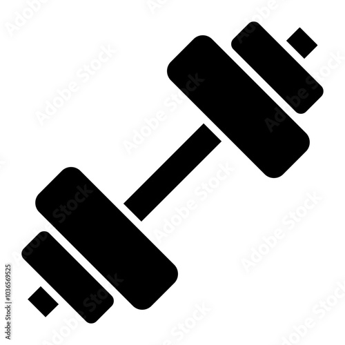 Fitness and Health icon on glyph style