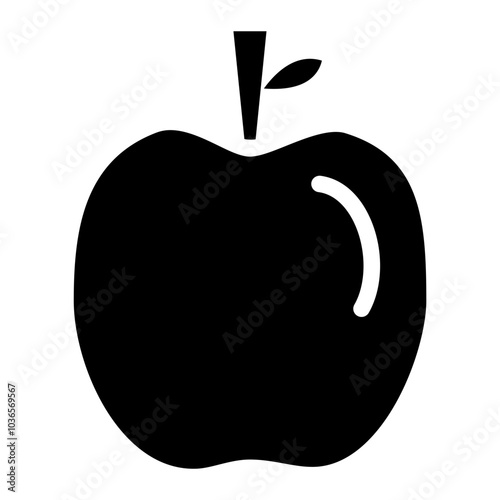 Fitness and Health icon on glyph style