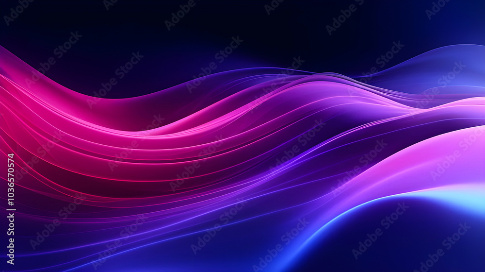Photo Glow Flow big neon wave background Photo Glow Flow big neon wave background