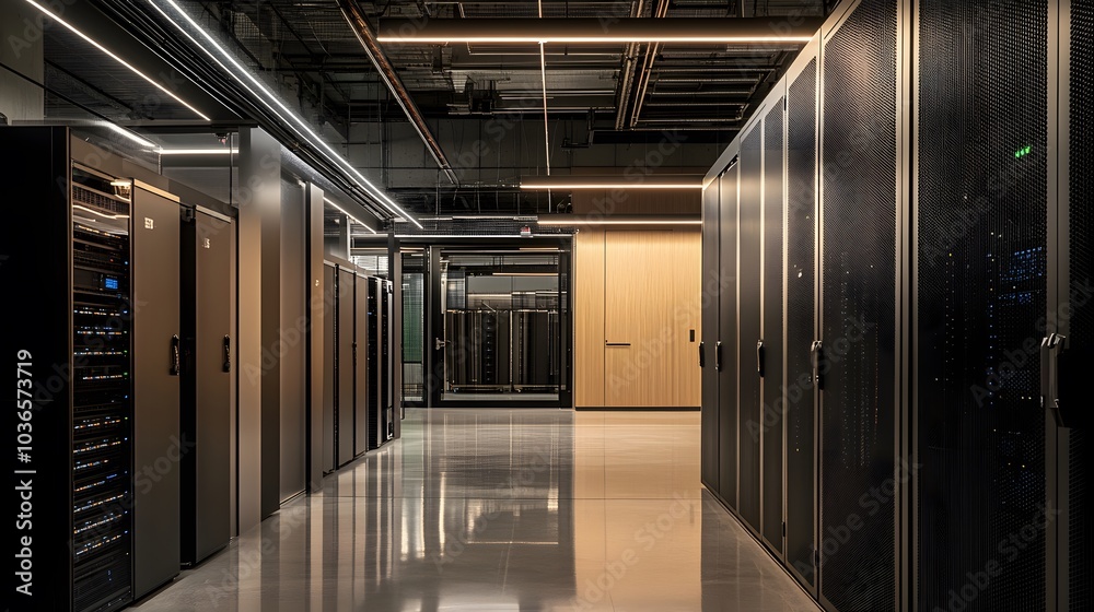 Server room. Server room.