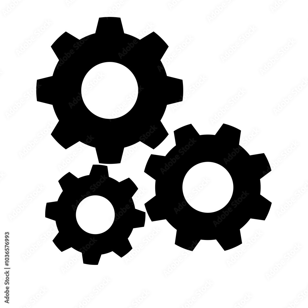 Gear icon,Gear Settings symbol, cogwheel. Functions symbol. Settings icon vector Illustration Gear icon,Gear Settings symbol, cogwheel. Functions symbol. Settings icon vector Illustration
