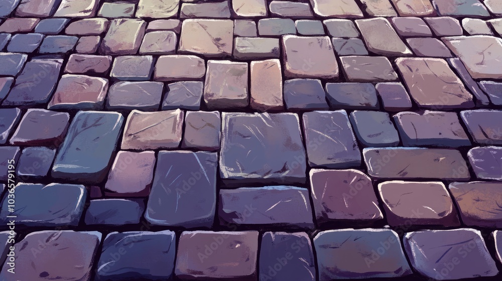 A decorative illustration of a brick wall or paved surface suitable for enhancing the design of interiors and exteriors in various settings A decorative illustration of a brick wall or paved surface suitable for enhancing the design of interiors and exteriors in various settings
