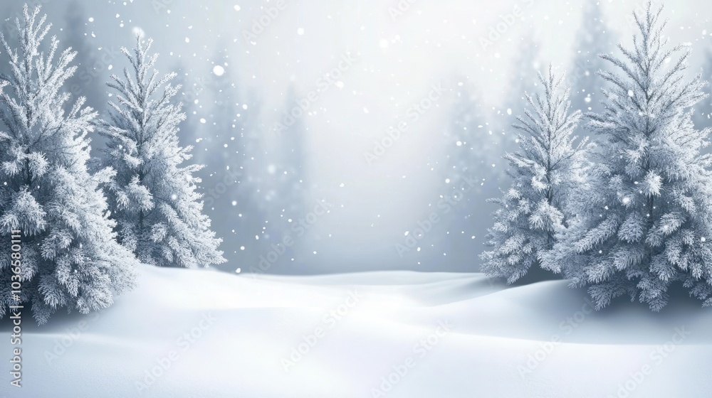 Winter Christmas scenic background with copy space. Winter Christmas scenic background with copy space.