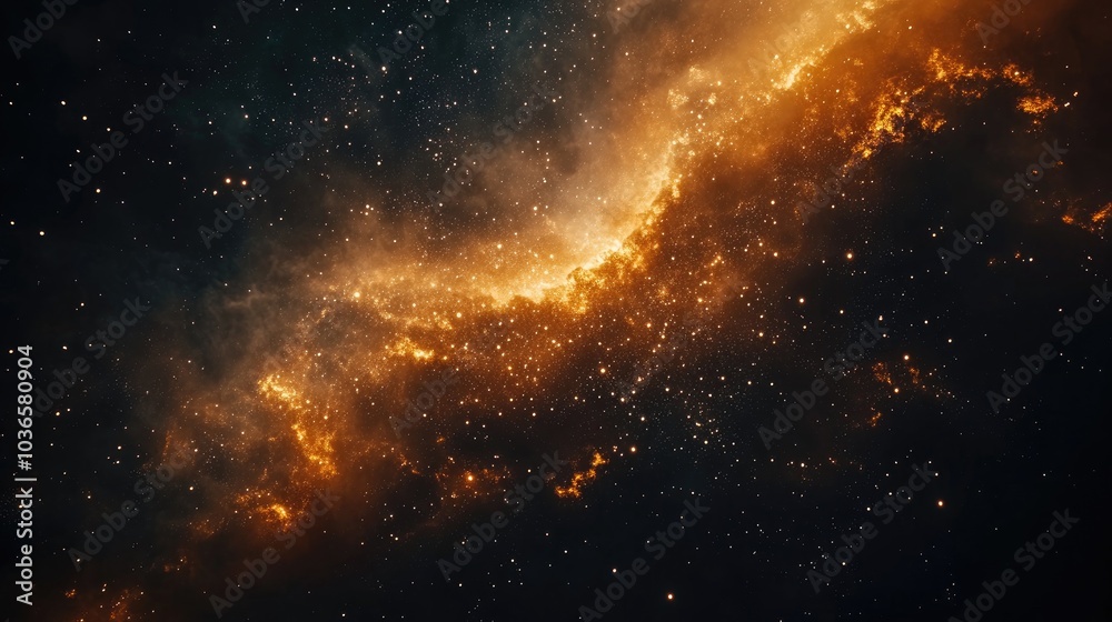 Obraz premium 3D cartoon rendering showcasing galaxies and nebulae in the vastness of deep space The beauty of the infinite cosmos Science fiction artwork Bursting galaxy