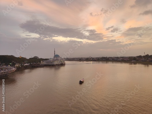 Sunset Rajang River
