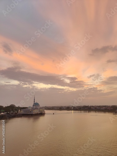 Sunset Rajang River