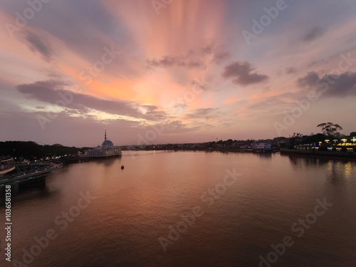 Sunset Rajang River