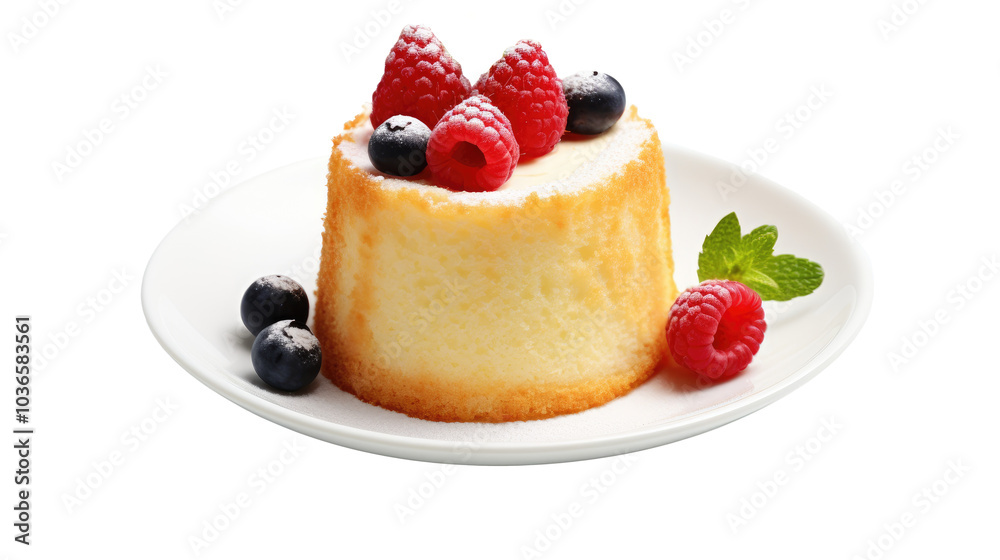 Sponge cake on white isolated on clear png background and transparent background. Bakery and pastry concept for cafe and restaurent, AI generative. Sponge cake on white isolated on clear png background and transparent background. Bakery and pastry concept for cafe and restaurent, AI generative.