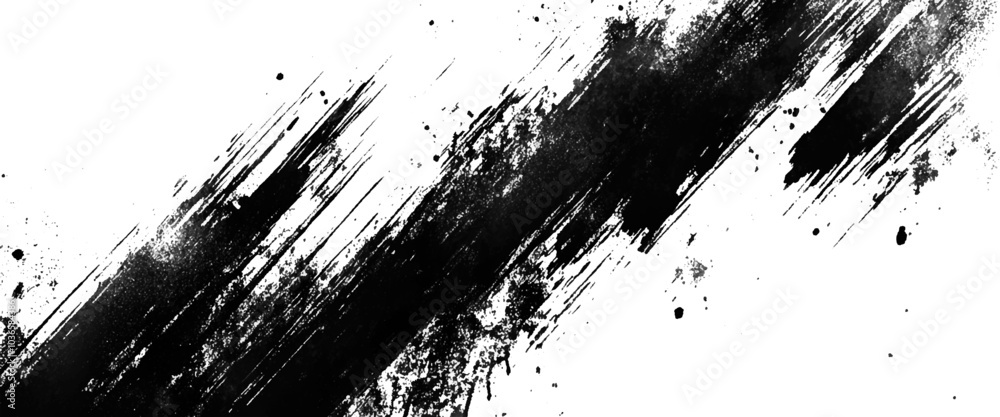 Vector black and white with grunge style, scratch and texture elements for design.