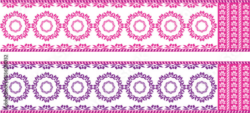 saree design illustration