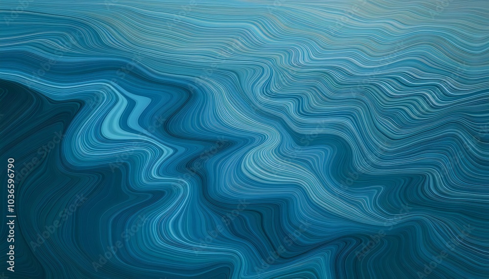 Abstract background forming wavy pattern with light blue lines Abstract background forming wavy pattern with light blue lines