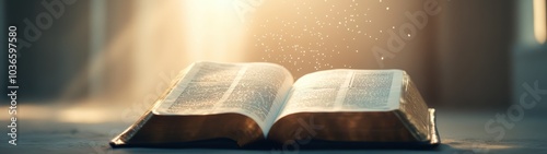 Open Bible displaying the Book of Galatians, highlighting its teachings and significance in Christian scripture.