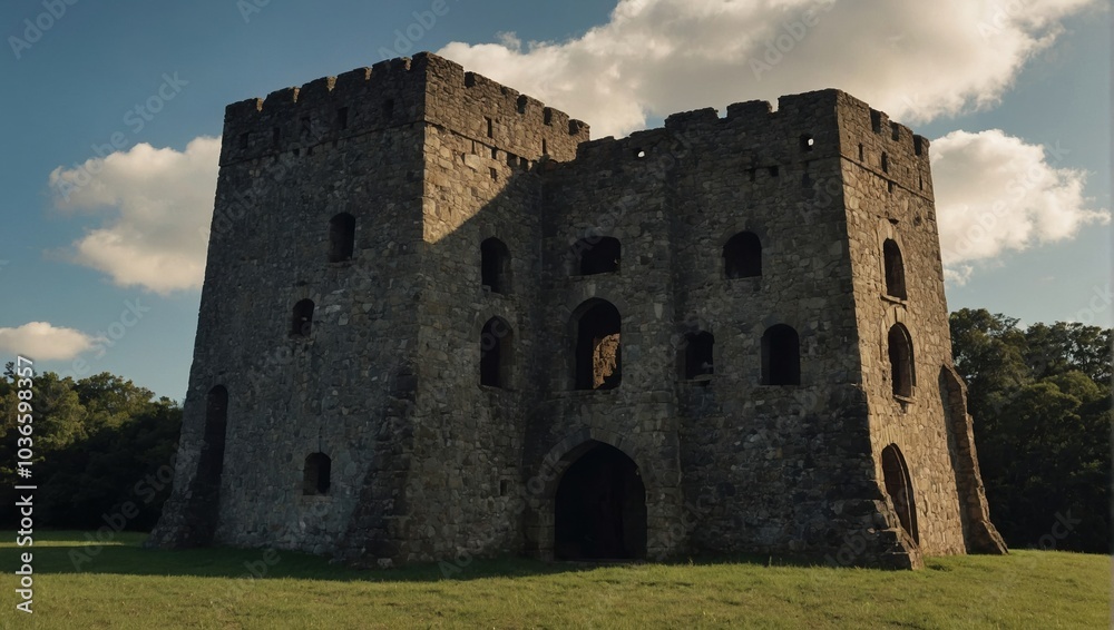 The archer tower invites exploration of its intriguing past and historical architecture The archer tower invites exploration of its intriguing past and historical architecture