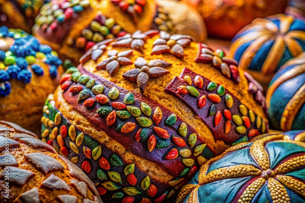 Bread's artistry, drawn to life, becomes a vibrant tapestry for the eyes. Bread's artistry, drawn to life, becomes a vibrant tapestry for the eyes.