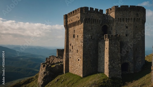 The archer tower is a beautiful blend of nature and history