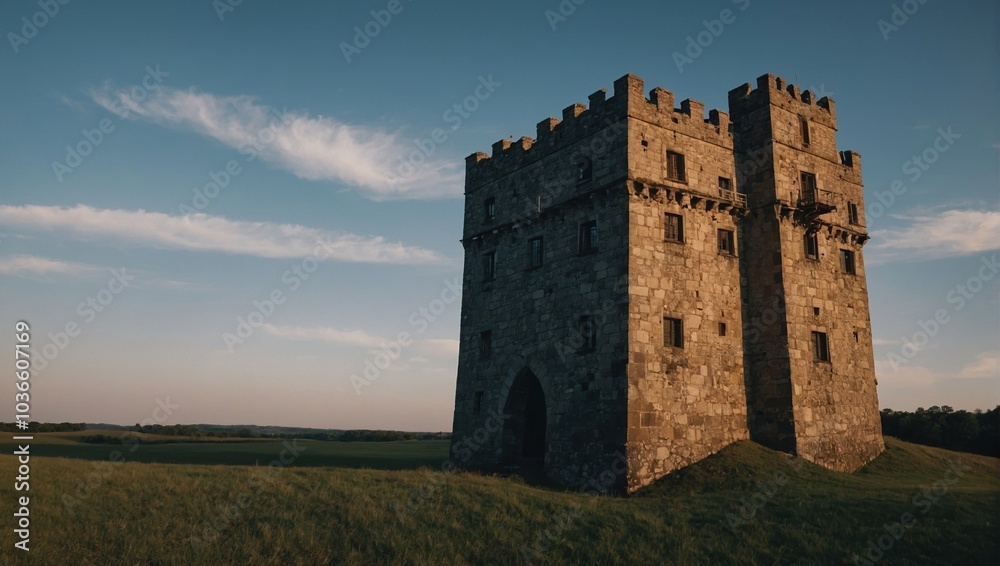 The archer tower is a cultural landmark for all to see The archer tower is a cultural landmark for all to see