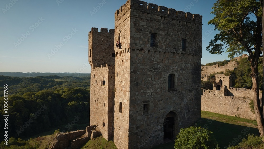 The archer tower is a destination for adventure seekers The archer tower is a destination for adventure seekers