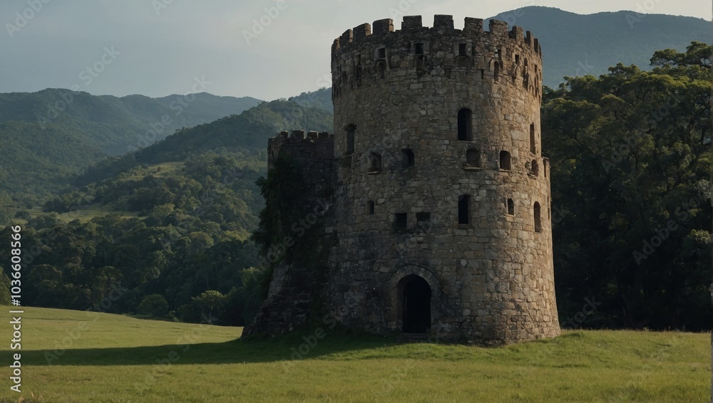 The archer tower is a favorite spot for birdwatchers The archer tower is a favorite spot for birdwatchers
