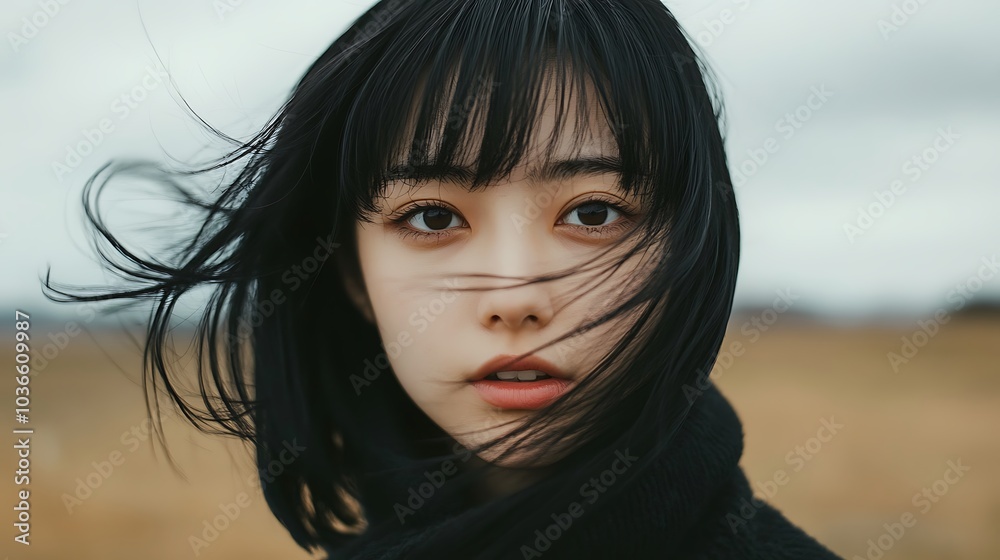 Portrait of a woman, travel concept. Portrait of a woman, travel concept.
