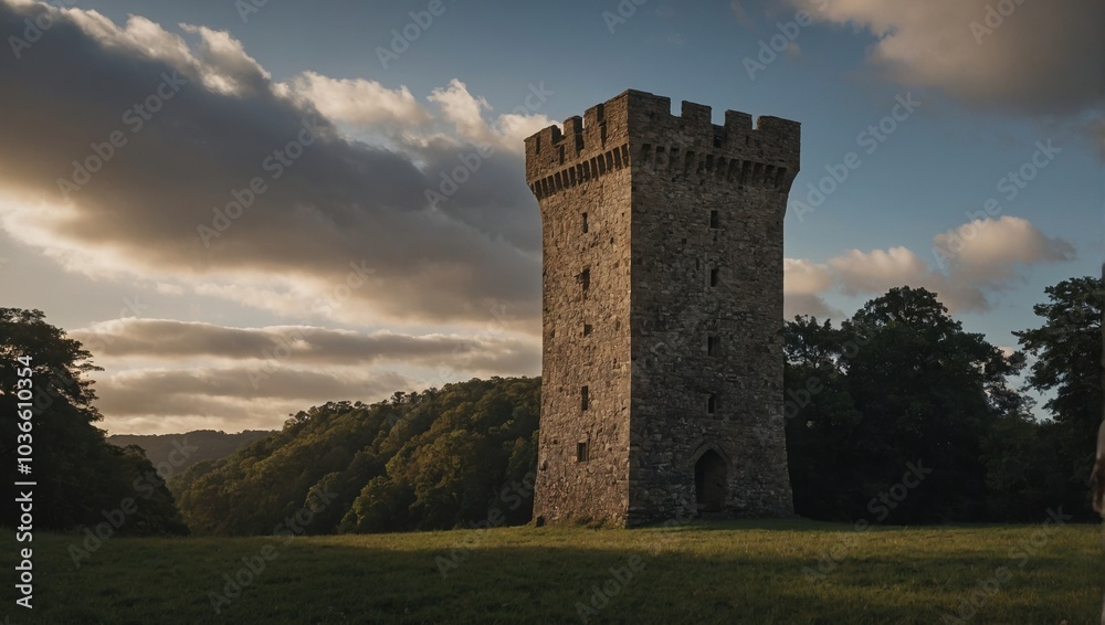 The archer tower is a key landmark for travelers The archer tower is a key landmark for travelers