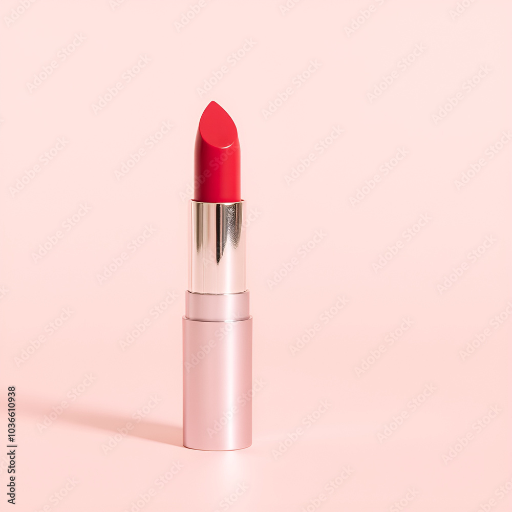 lipstick in minimal style on empty and simple background lipstick in minimal style on empty and simple background