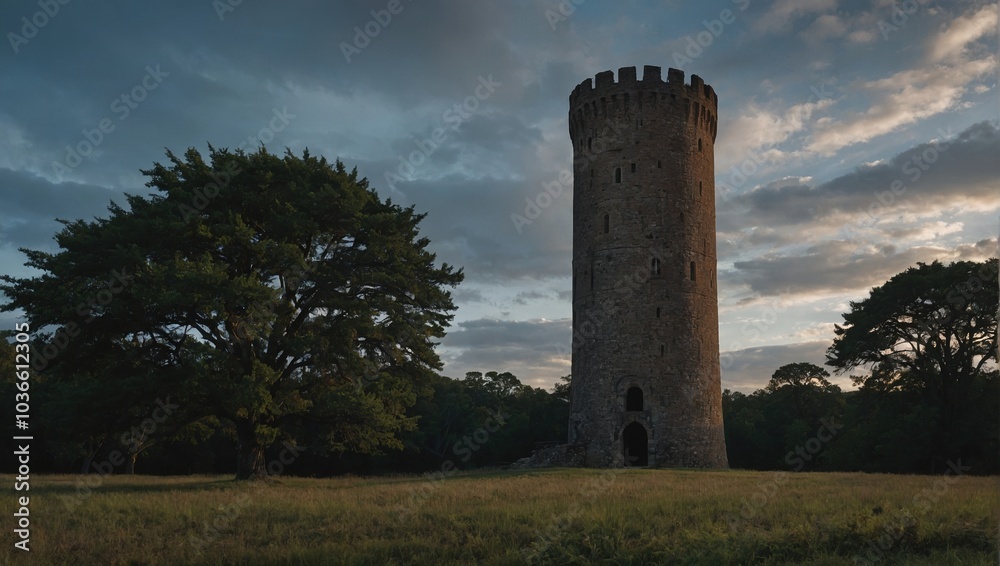 The archer tower is a peaceful retreat for those seeking quiet moments The archer tower is a peaceful retreat for those seeking quiet moments