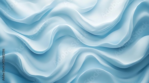 A pastel blue background with subtle wave-like patterns, gently moving to create a calm and soothing atmosphere