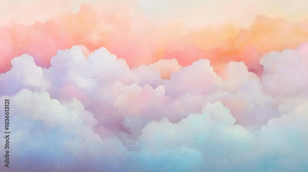 a dreamy 2D wallpaper with soft color a dreamy 2D wallpaper with soft color
