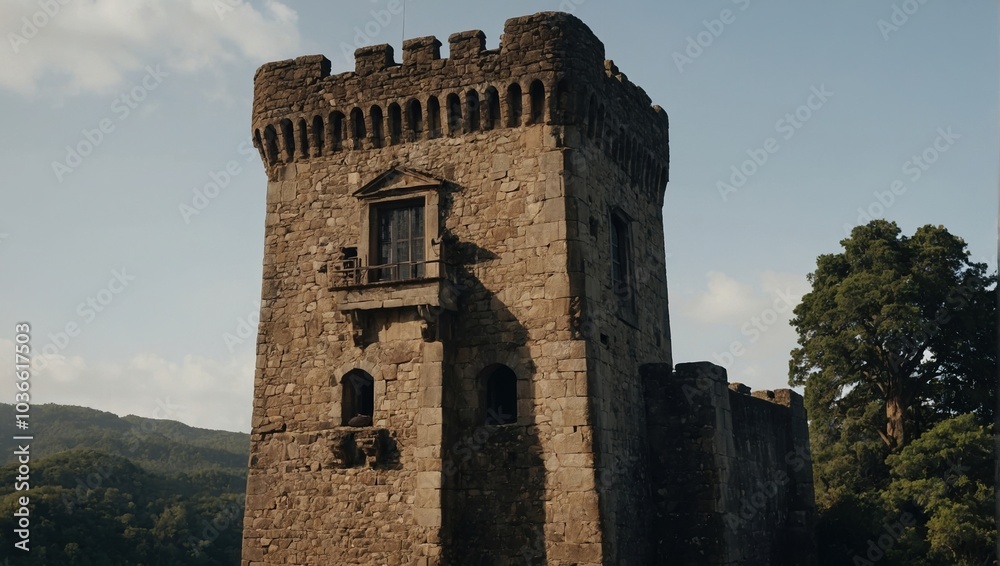 The archer tower is a reminder of ancient times The archer tower is a reminder of ancient times