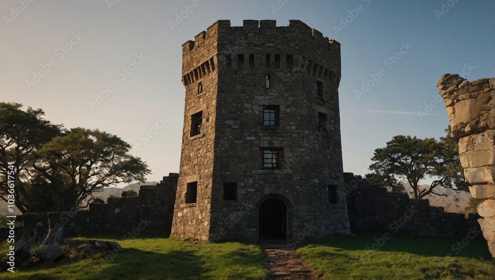 The archer tower is a reminder of bygone eras The archer tower is a reminder of bygone eras