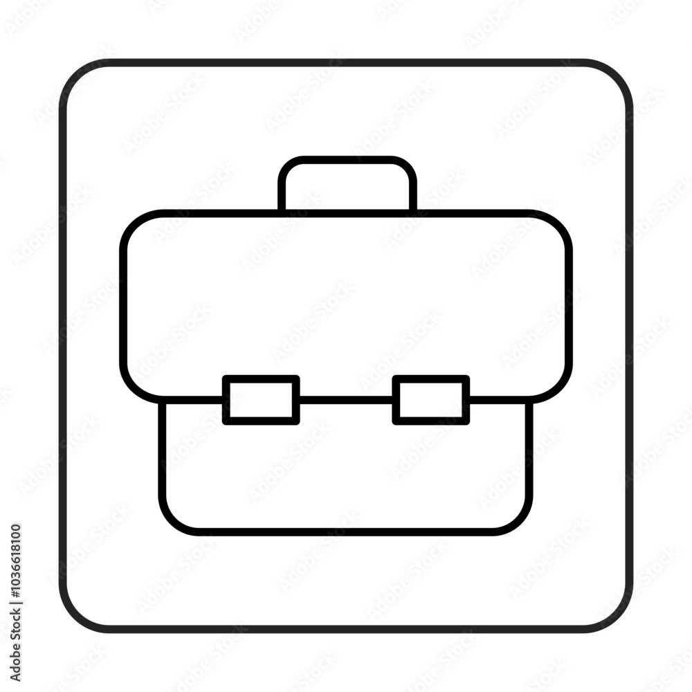 Briefcase Line Icon. Contact Icon Editable Stroke Vector Illustration
Briefcase Line Icon. Contact Icon Editable Stroke Vector Illustration