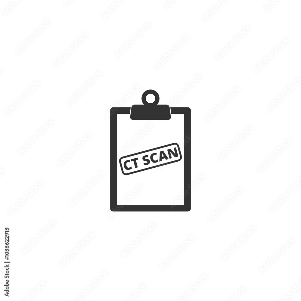 CT scan radiologist oncology icon isolated on transparent background CT scan radiologist oncology icon isolated on transparent background
