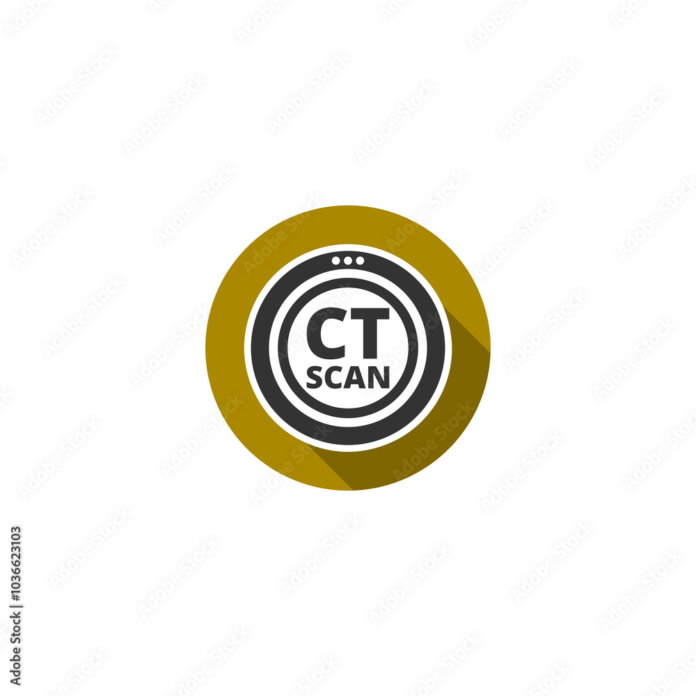 CT scan icon isolated on transparent background CT scan icon isolated on transparent background