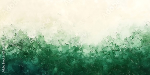 Abstract green and white background