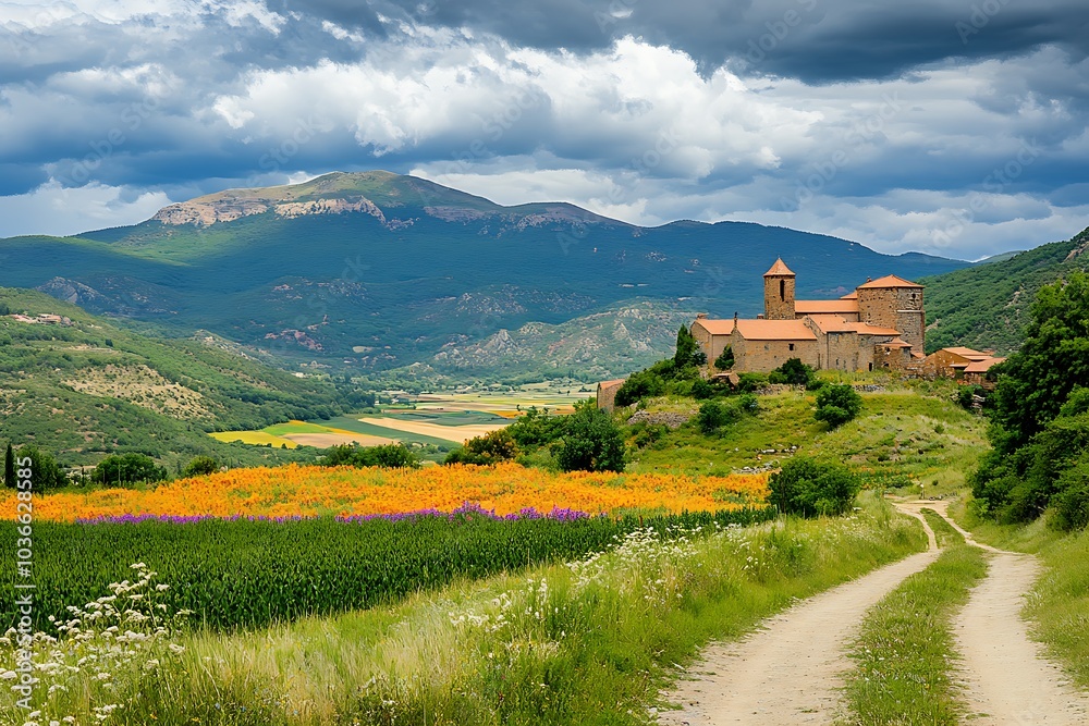 Beautiful landscape in tuscany, italy Beautiful landscape in tuscany, italy