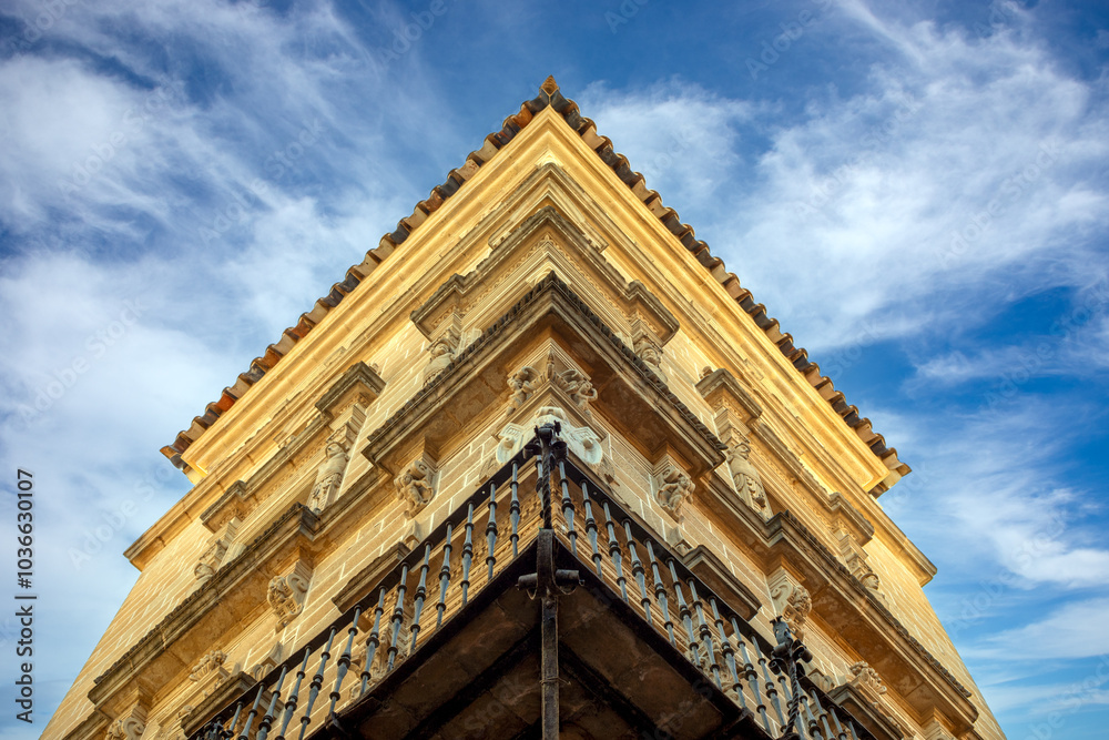 Tower of the palace of the counts of Guadiana in Úbeda, Jaén, Andalusia, World Heritage city Tower of the palace of the counts of Guadiana in Úbeda, Jaén, Andalusia, World Heritage city