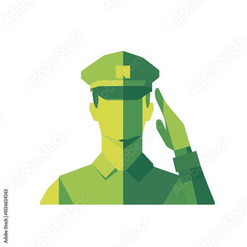 soldiers raising their hands, saluting