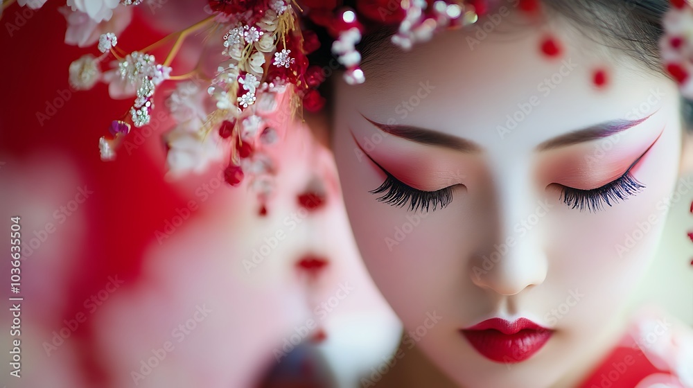 Beautiful asian woman in traditional kimono with japanese kimono, traditional japanese clothing. Beautiful asian woman in traditional kimono with japanese kimono, traditional japanese clothing.