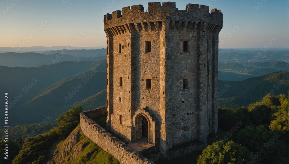 The archer tower offers stunning views of the surrounding landscape The archer tower offers stunning views of the surrounding landscape
