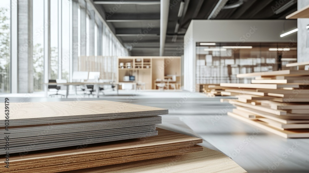 An informative photo showing the contrast between MFF and MFC materials, highlighting their applications in furniture design and construction An informative photo showing the contrast between MFF and MFC materials, highlighting their applications in furniture design and construction