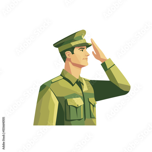 soldiers raising their hands, saluting