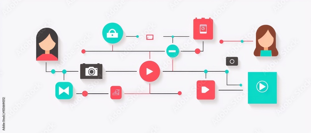 Exploring digital connections a visual representation of interactions and media sharing in the modern world Exploring digital connections a visual representation of interactions and media sharing in the modern world