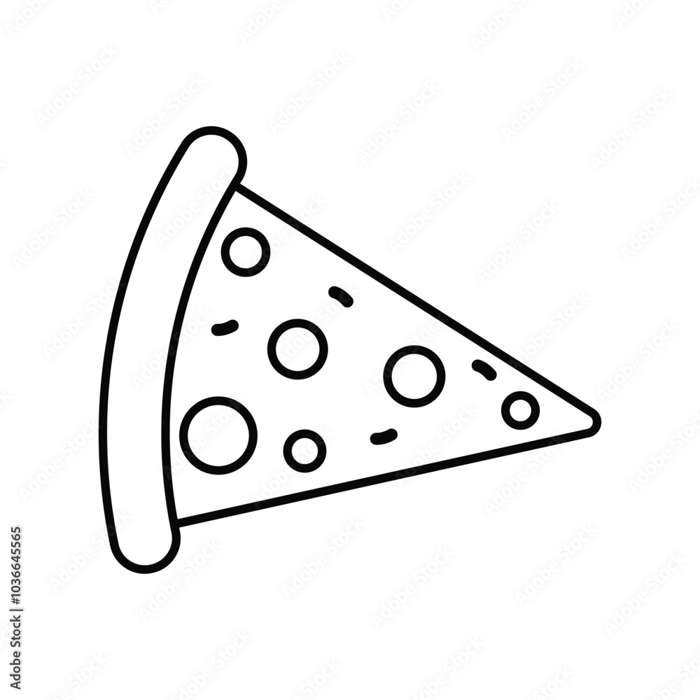 Pizza slice icon. Symbols of Italian cheese pizza and pepperoni slices. vector line icon for your website, mobile, presentation, linear pictogram isolated on white background. Pizza slice icon. Symbols of Italian cheese pizza and pepperoni slices. vector line icon for your website, mobile, presentation, linear pictogram isolated on white background.