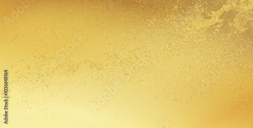 Abstract shiny gold glitter design element. For New Year, Merry Christmas greeting card design